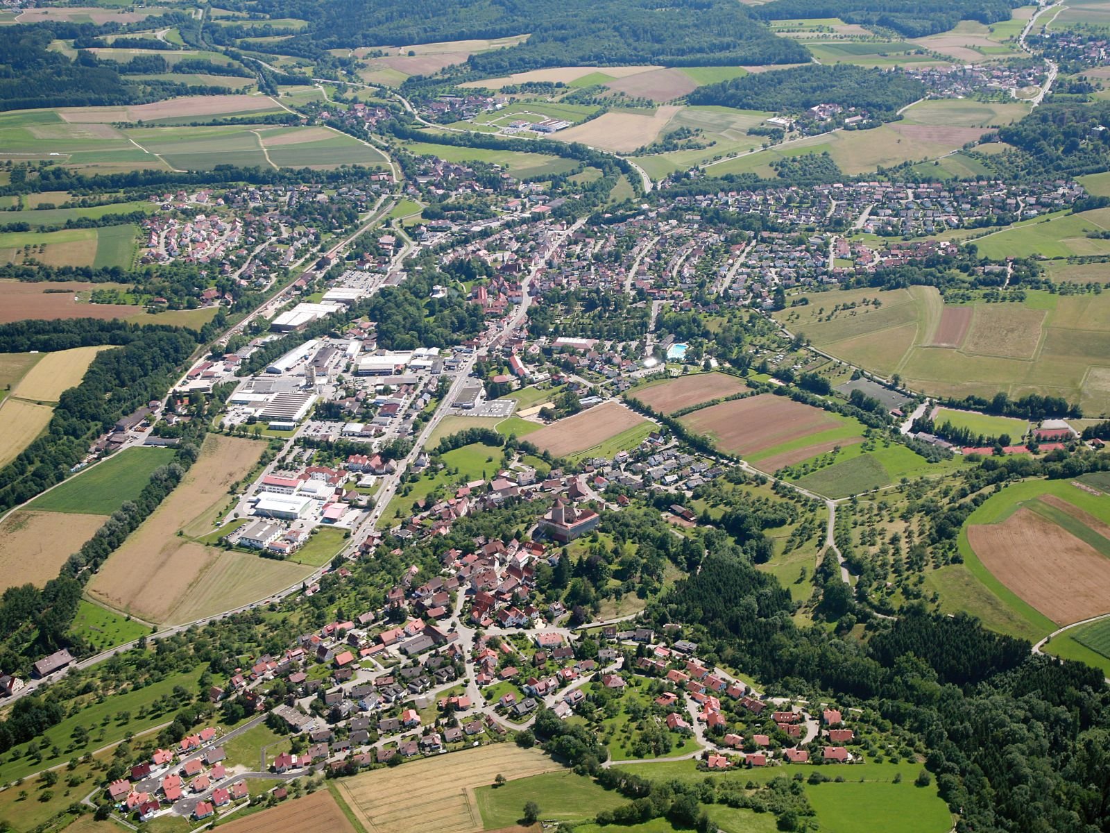 Luftbild Oppenweiler