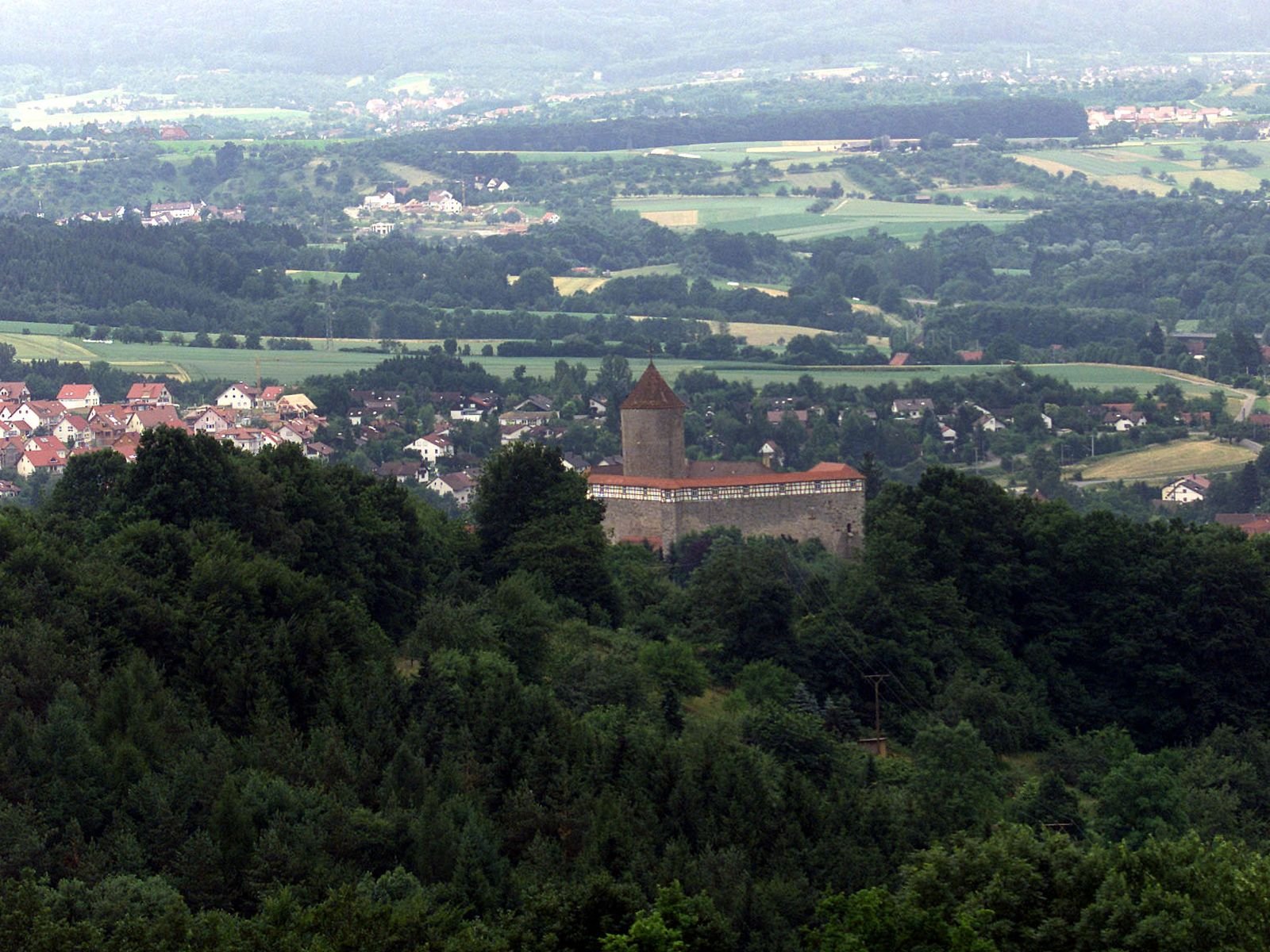 Blick auf Oppenweiler